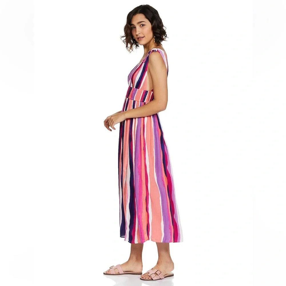 Forever 21‎ Contemporary Vibrant Striped Dress - Picture 3 of 7